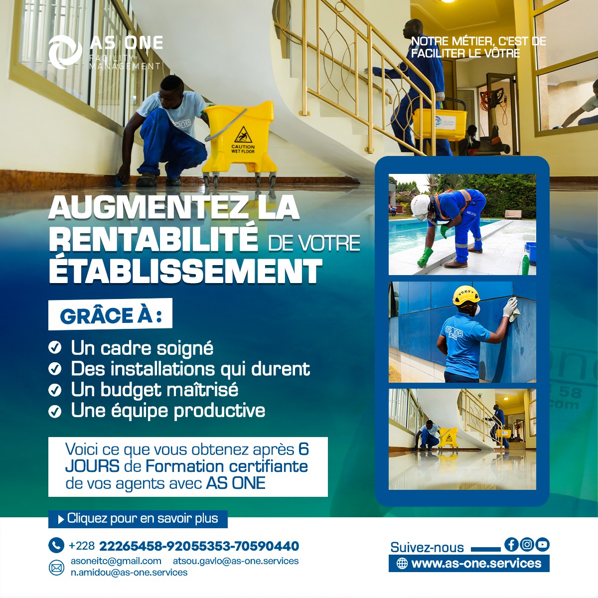 Publicité pour une formation